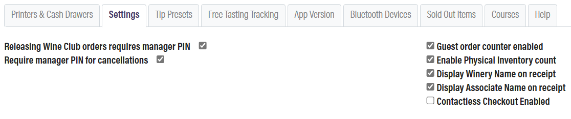 Contactless Checkout Setting – OrderPort University
