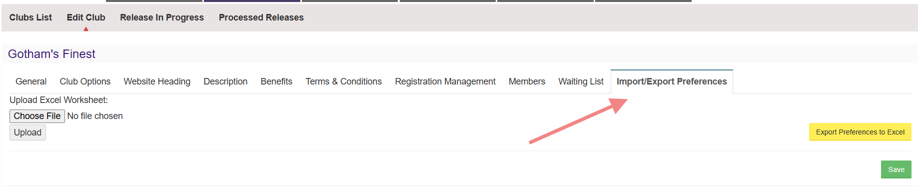 Customer Choice Club Preferences – OrderPort University